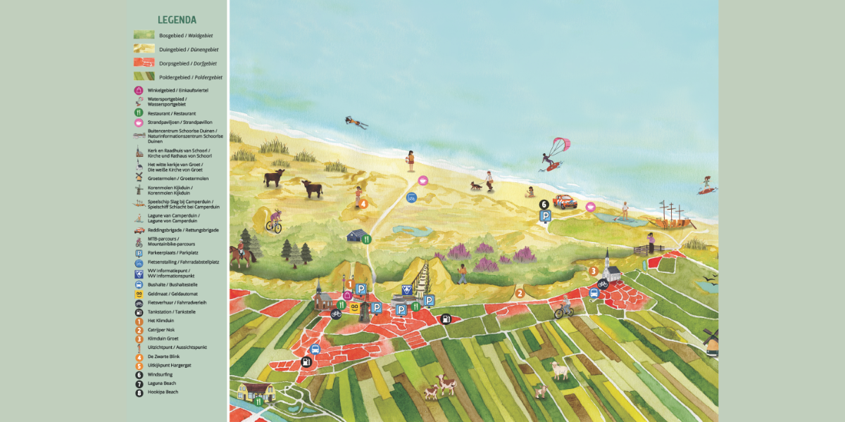 Duindorp Schoorl Plattegrond